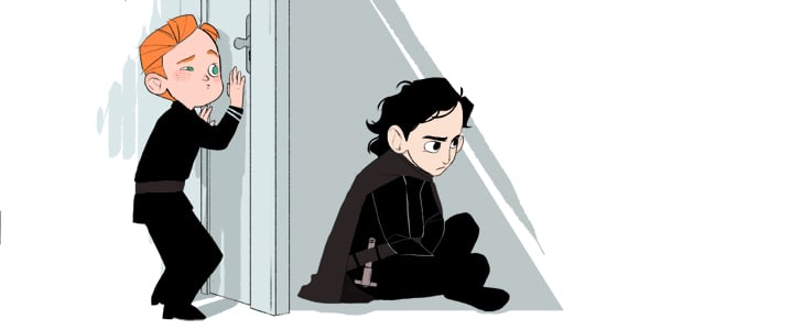 Star Wars and Frozen Mashup Art
