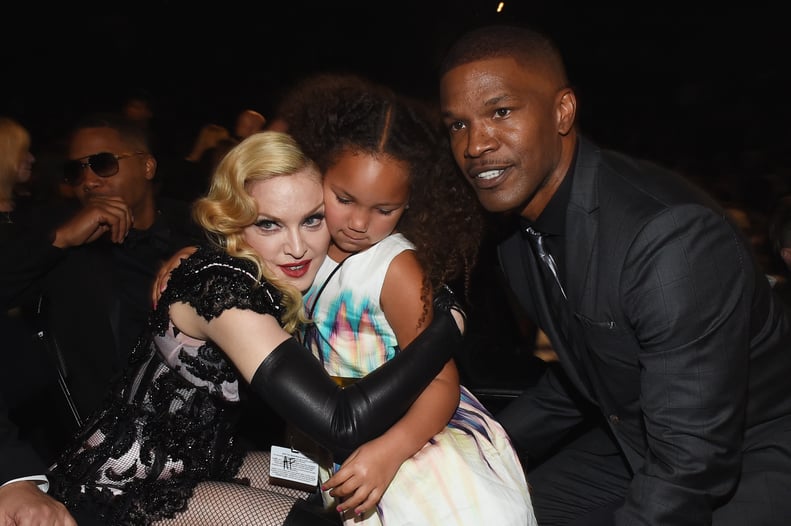 She got cute with Jamie Foxx and his daughter Annalise.