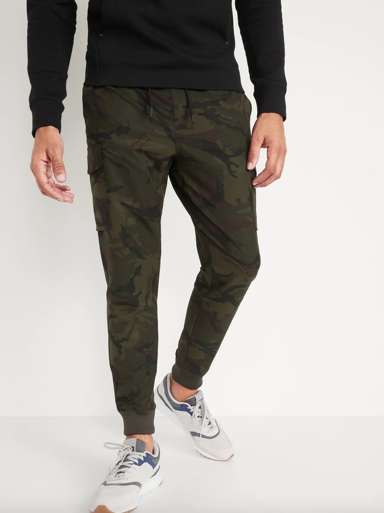 Old Navy StretchTech Water-Resistant Camo Jogger Cargo Pants For Men
