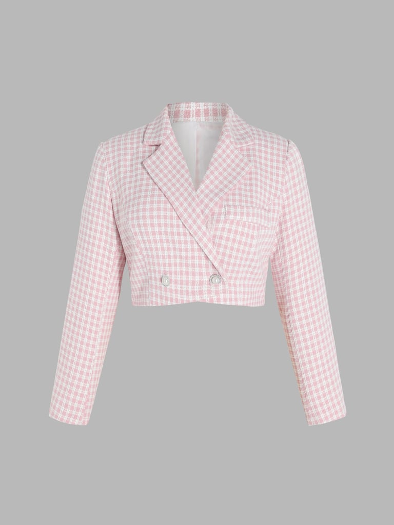 Cider Tweed Crop Blazer
