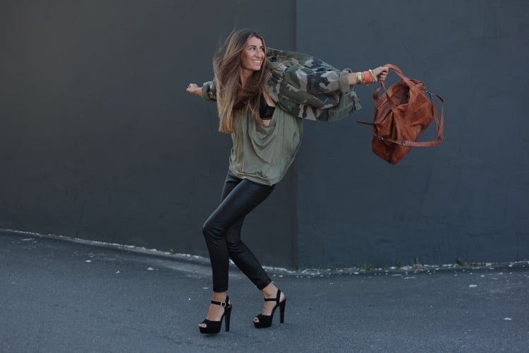 File this under perfect ways to wear camo: channel the trend with a cool anorak, then add in contrasting pieces like slick leather bottoms and heels.
Source: Lookbook.nu
File this under perfect ways to wear camo: channel the trend with a cool anorak, then add in contrasting pieces like slick leather bottoms and heels.
Source: Lookbook.nu