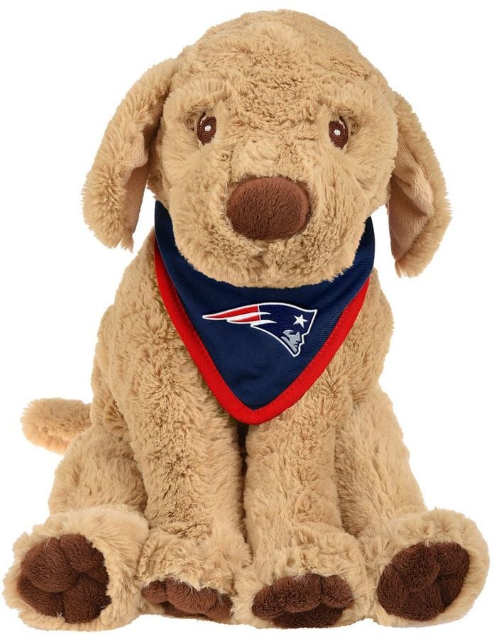 New England Patriots Bandana Plush Dog