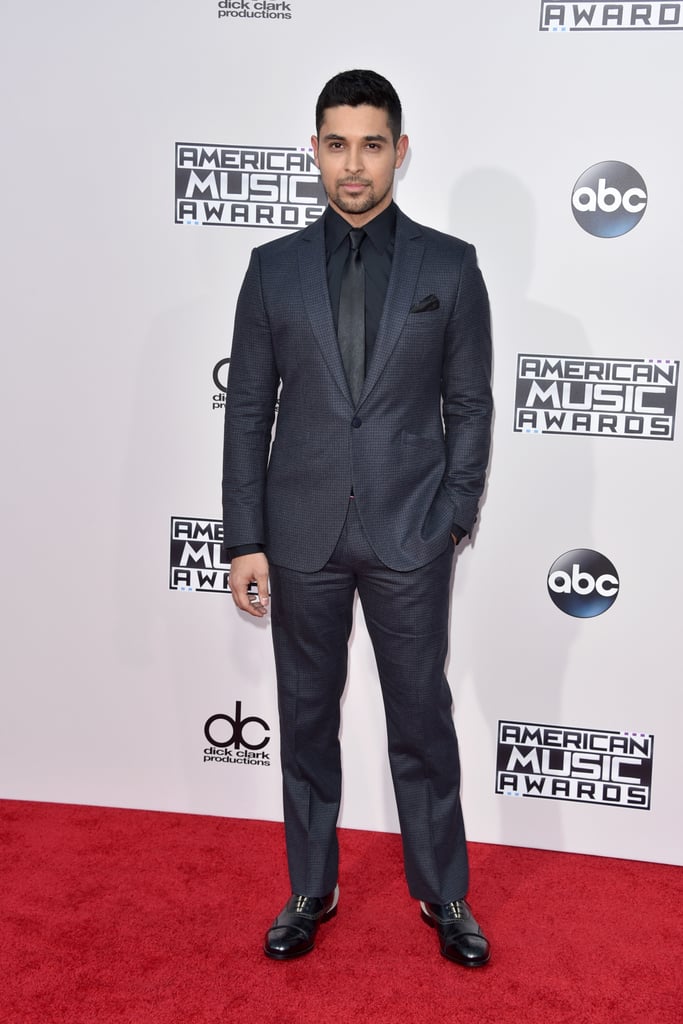 Demi Lovato and Wilmer Valderrama at the 2015 AMAs