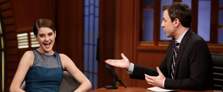 Shailene Woodley Interview on Seth Meyers | March 2014
