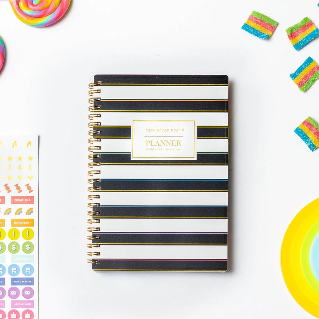 For a Colourful Accent: The Home Edit 2021-22 Academic Planner in Roy G Biv