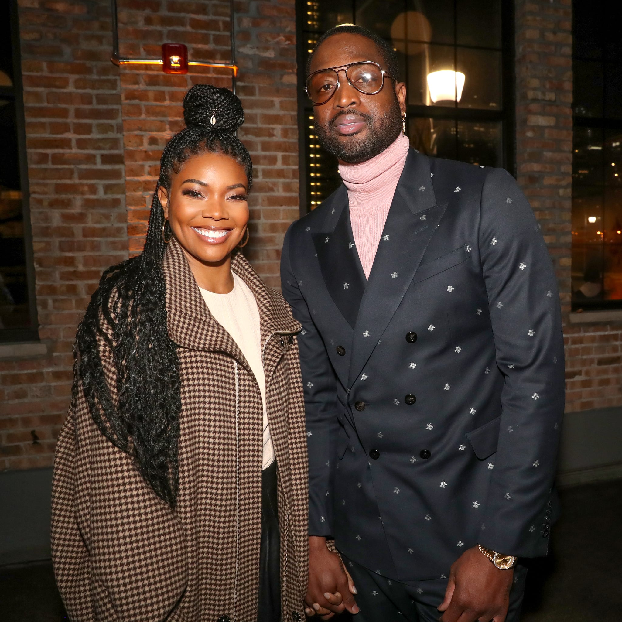 CHICAGO, ILLINOIS - FEBRUARY 15: Gabrielle Union and Dwyane Wade attend Stance Spades At NBA All-Star 2020 at City Hall on February 15, 2020 in Chicago, Illinois. (Photo by Johnny Nunez/Getty Images for Stance)