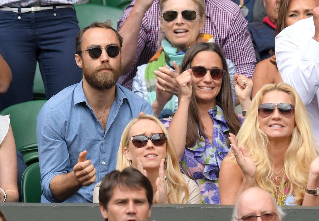Pippa Middleton's Printed Dress at Wimbledon 2016
