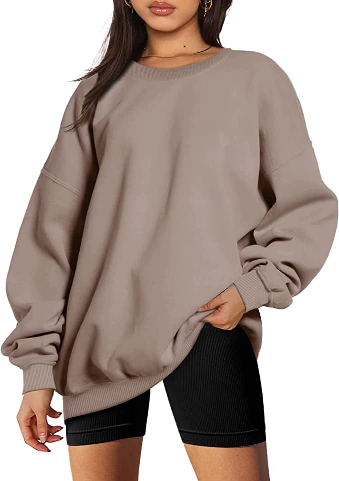 An Oversize Sweatshirt: Efan Women's Oversized Fleece Sweatshirt