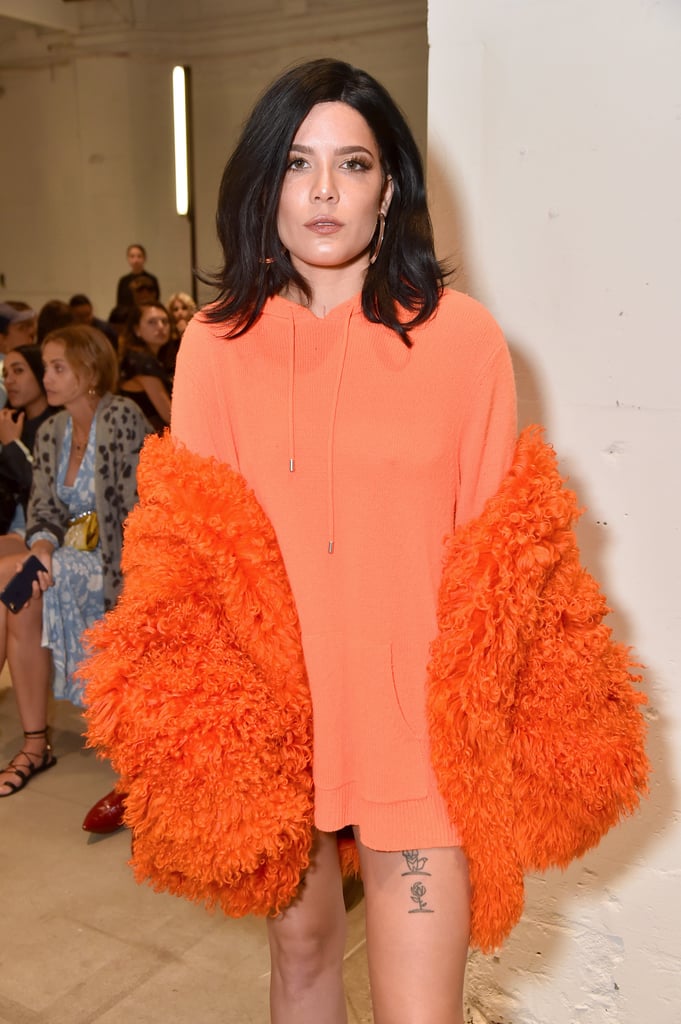 Halsey's Shoulder-Length Lob in 2017 Halsey's Shoulder-Length Lob in 2017