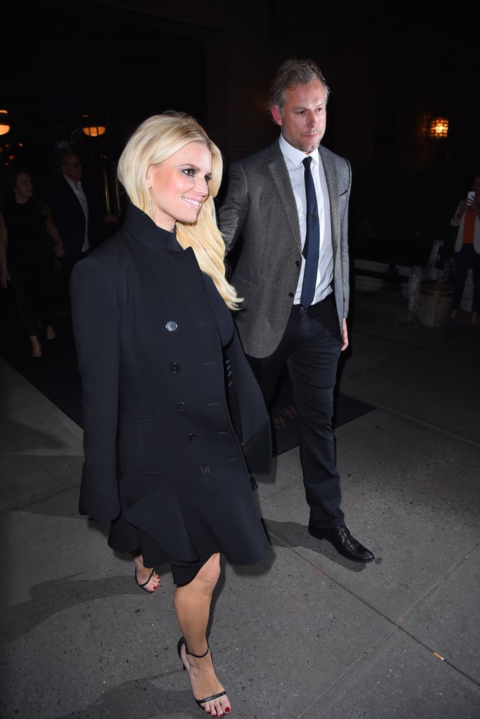 Jessica Simpson and Eric Johnson Out in NYC November 2015