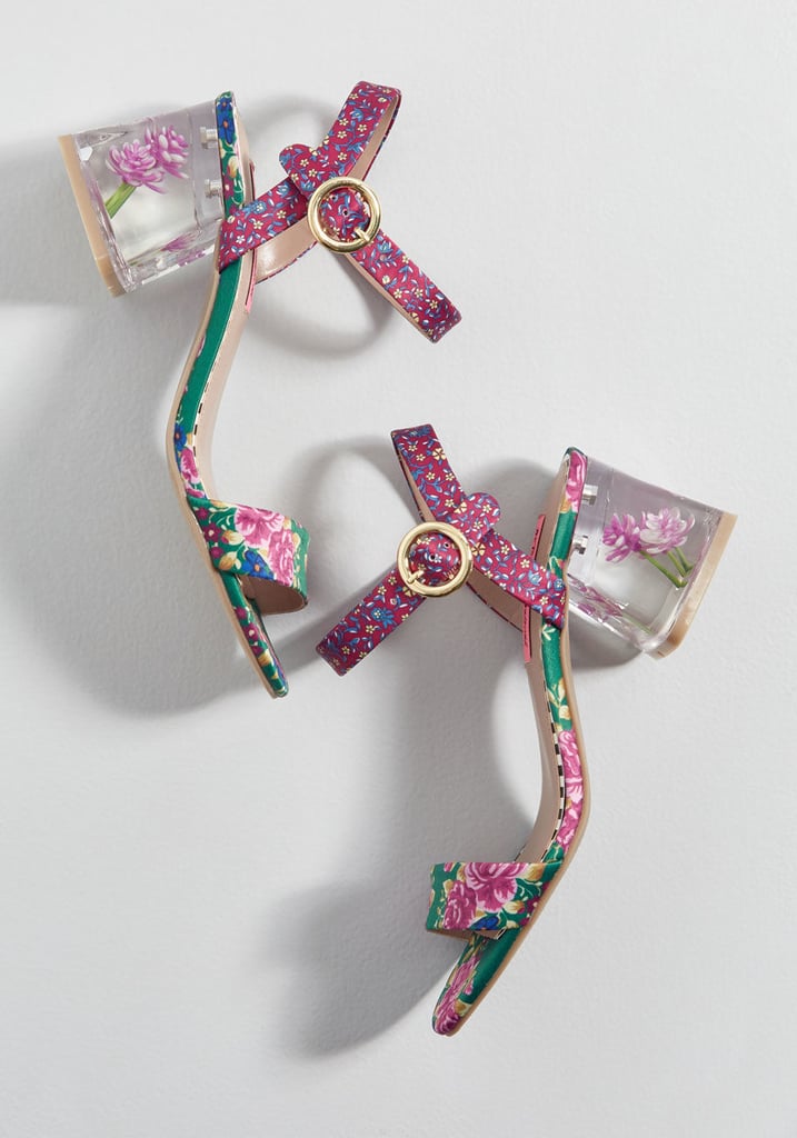 betsey johnson flower shoes