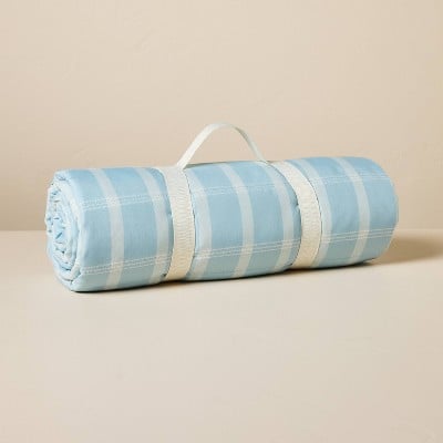 Hearth & Hand With Magnolia Checkered Plaid Picnic Blanket