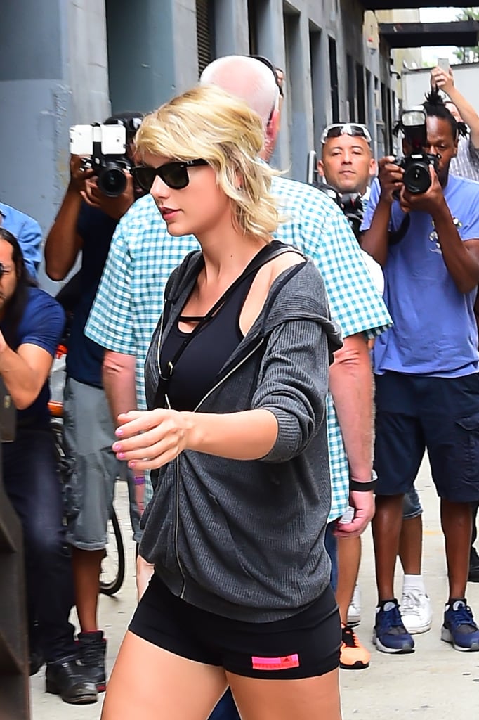 Taylor Swift Wearing Shorts in NYC August 2016