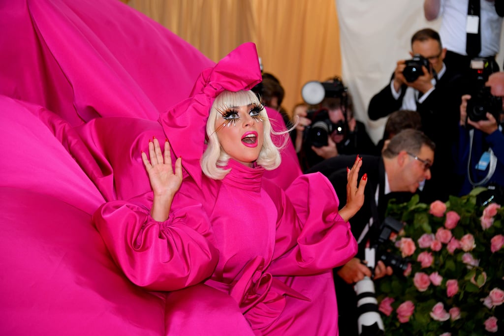 Lady Gaga Eyelashes at the Met Gala 2019