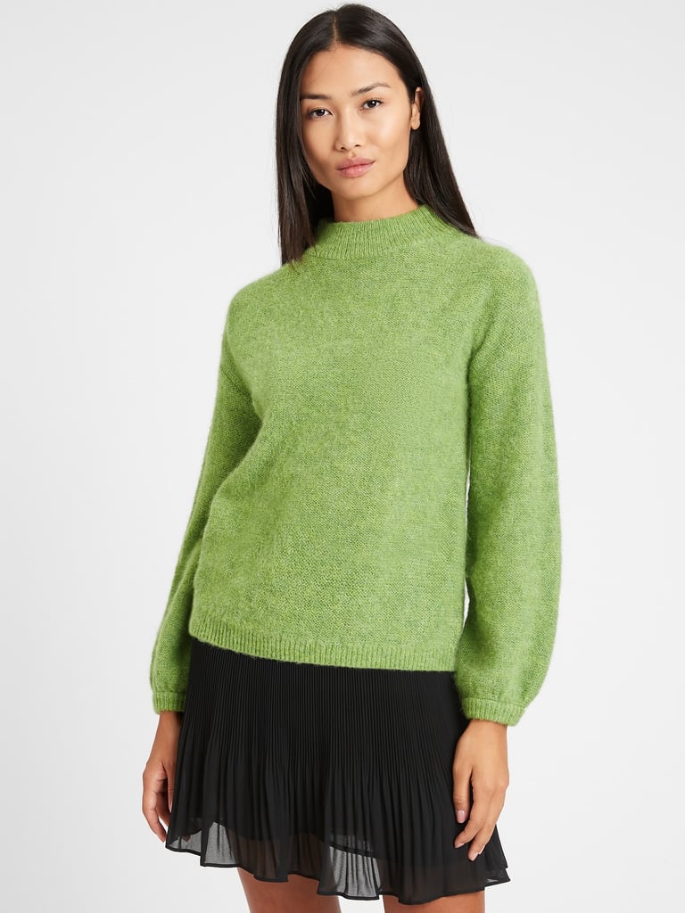 Banana Republic Relaxed Balloon-Sleeve Sweater