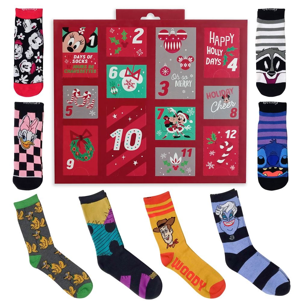 Holiday Advent Sock Calendar for Women Best Gifts From the Disney