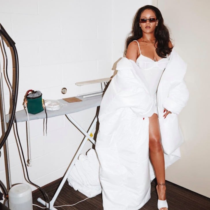 Rihanna white outfit sales