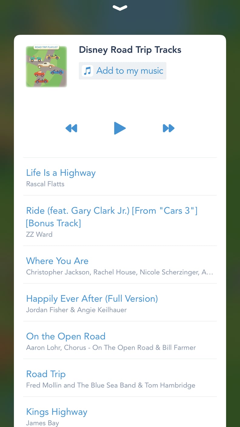 Utilize the playlists whenever you want to get pumped for Disney — especially on your trip over.