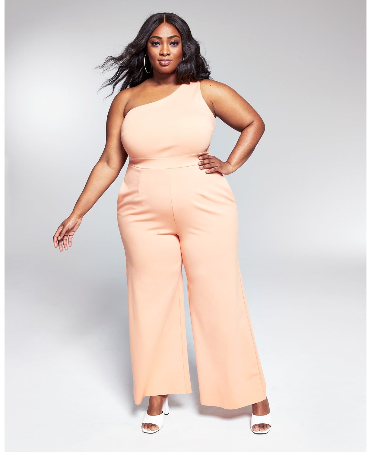 Stylish Plus Size Knit Jumpsuit