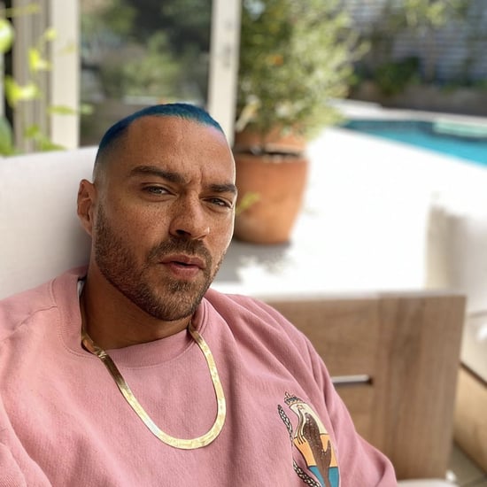 See Jesse Williams's New Blue Hair Colour