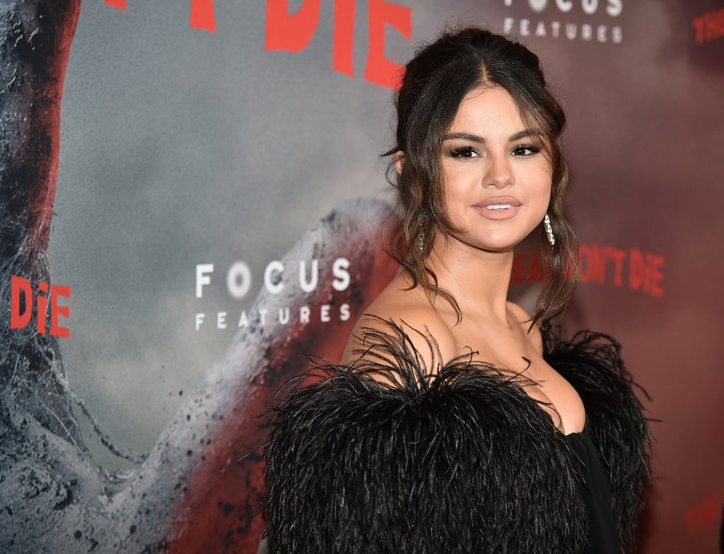 Selena Gomez's Low Bun and Nude Lip in June 2019