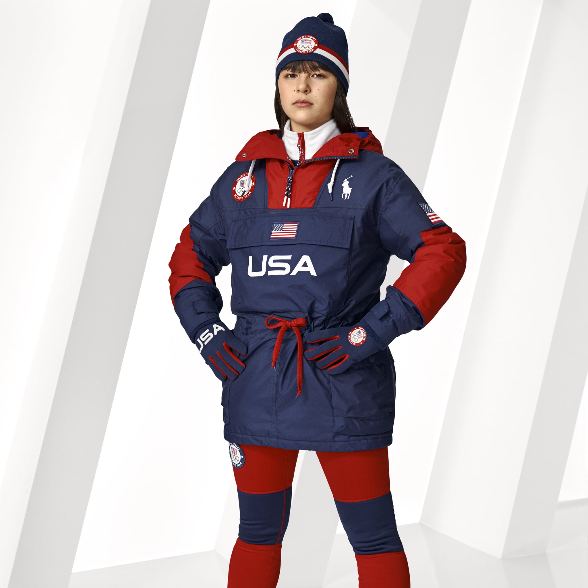 Team Usa Winter Opening Ceremony Outfit On Jamie Anderson Olympic Snowboarding Ralph Lauren Opening Ceremony Outfits Winter Olympics 22 Popsugar Fitness Uk Photo 9
