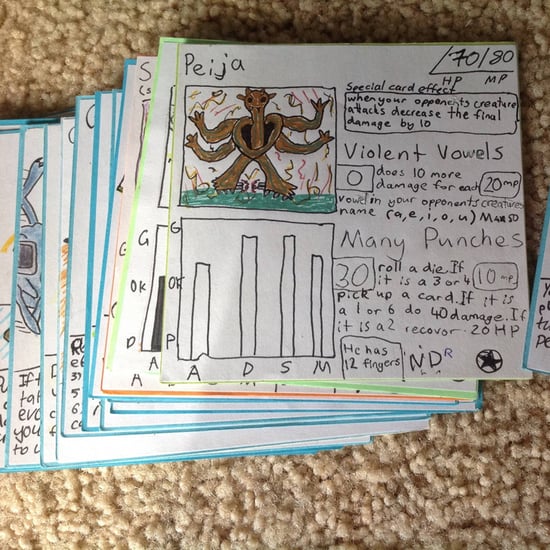 Brothers Make Their Own Card Game