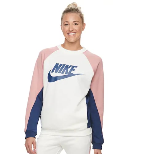 Color-Block Crewneck Top