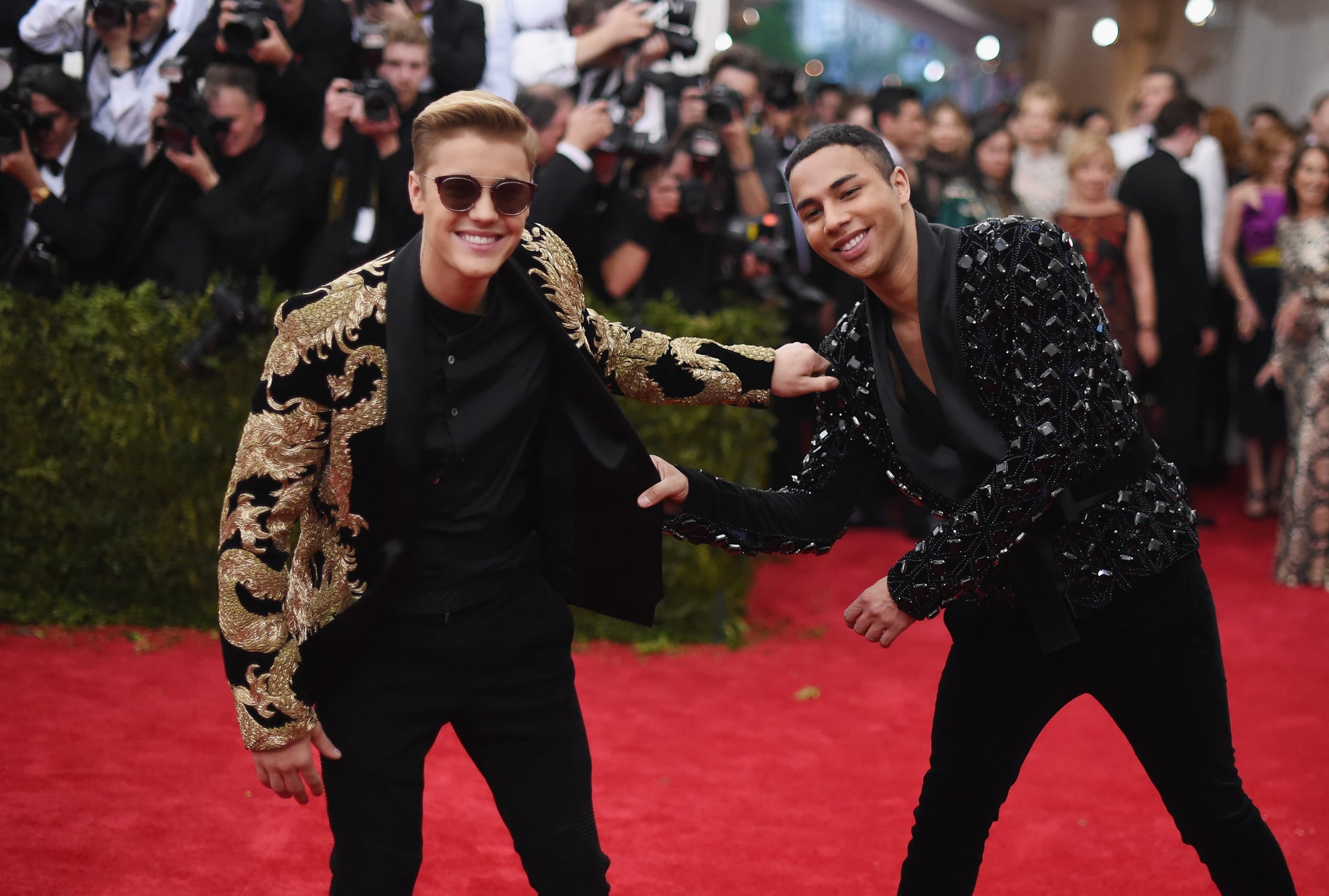 Justin Bieber And Olivier Rousteing — 2015 The 59 Most Memorable Moments From Past Met Galas