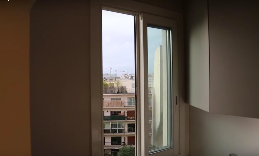 This is the view before the project. Not bad! But seeing the Eiffel Tower would be even better.
