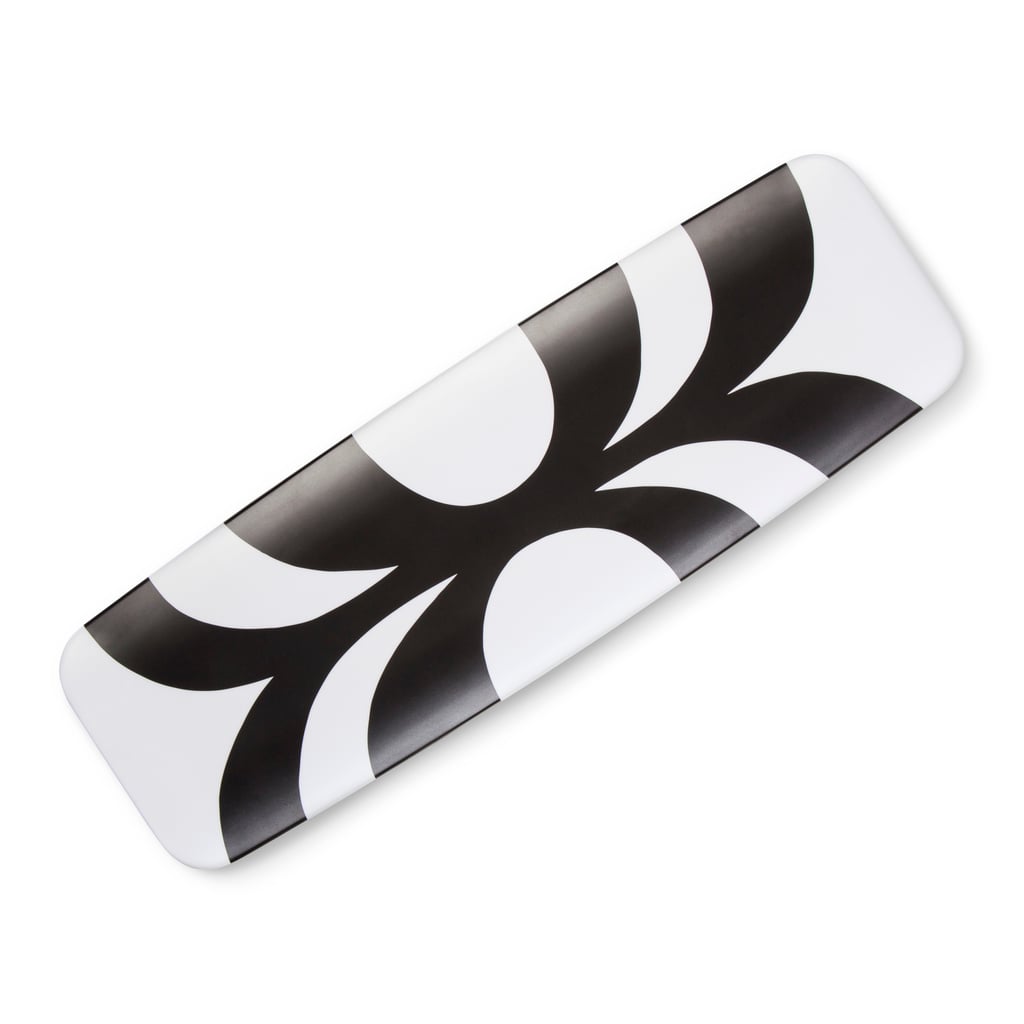 Kaivo print rectangular serving tray in black ($20)
