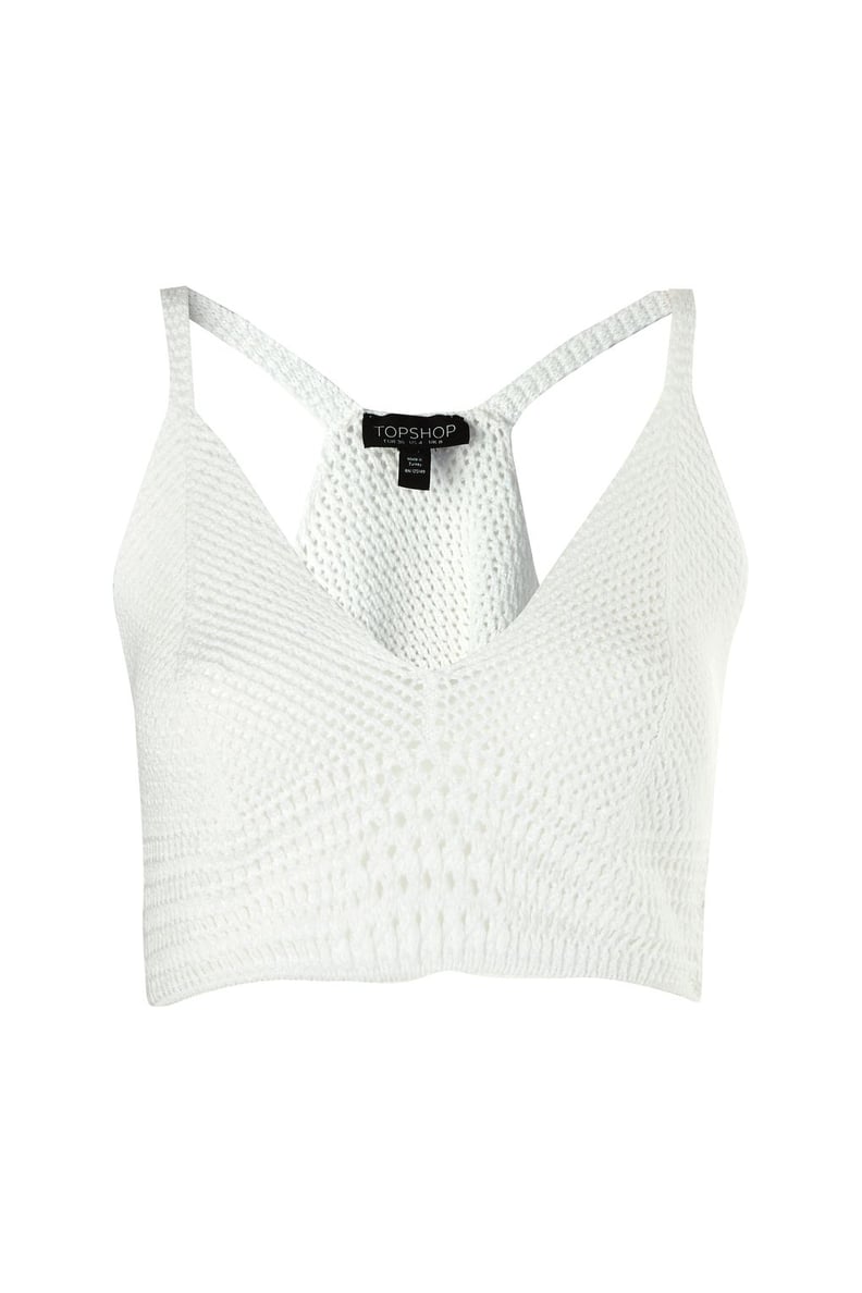 Topshop Stitchy Crochet Bralet