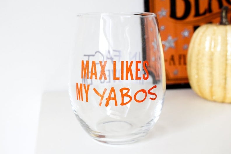 Max Likes My Yabos Hocus Pocus Wine Glass