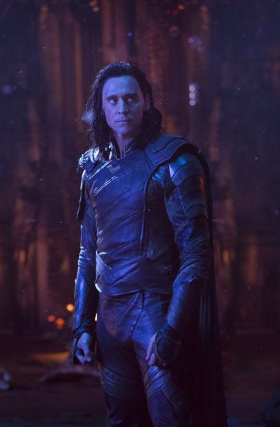 Loki (Tom Hiddleston) looking troubled . . . as usual.