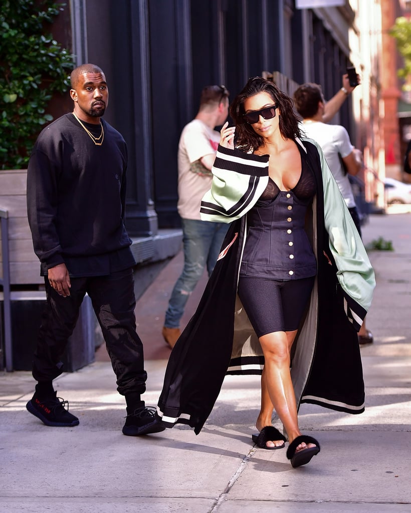 The full look may have had us scratching our heads, but Kanye West seemed to be pretty into it.