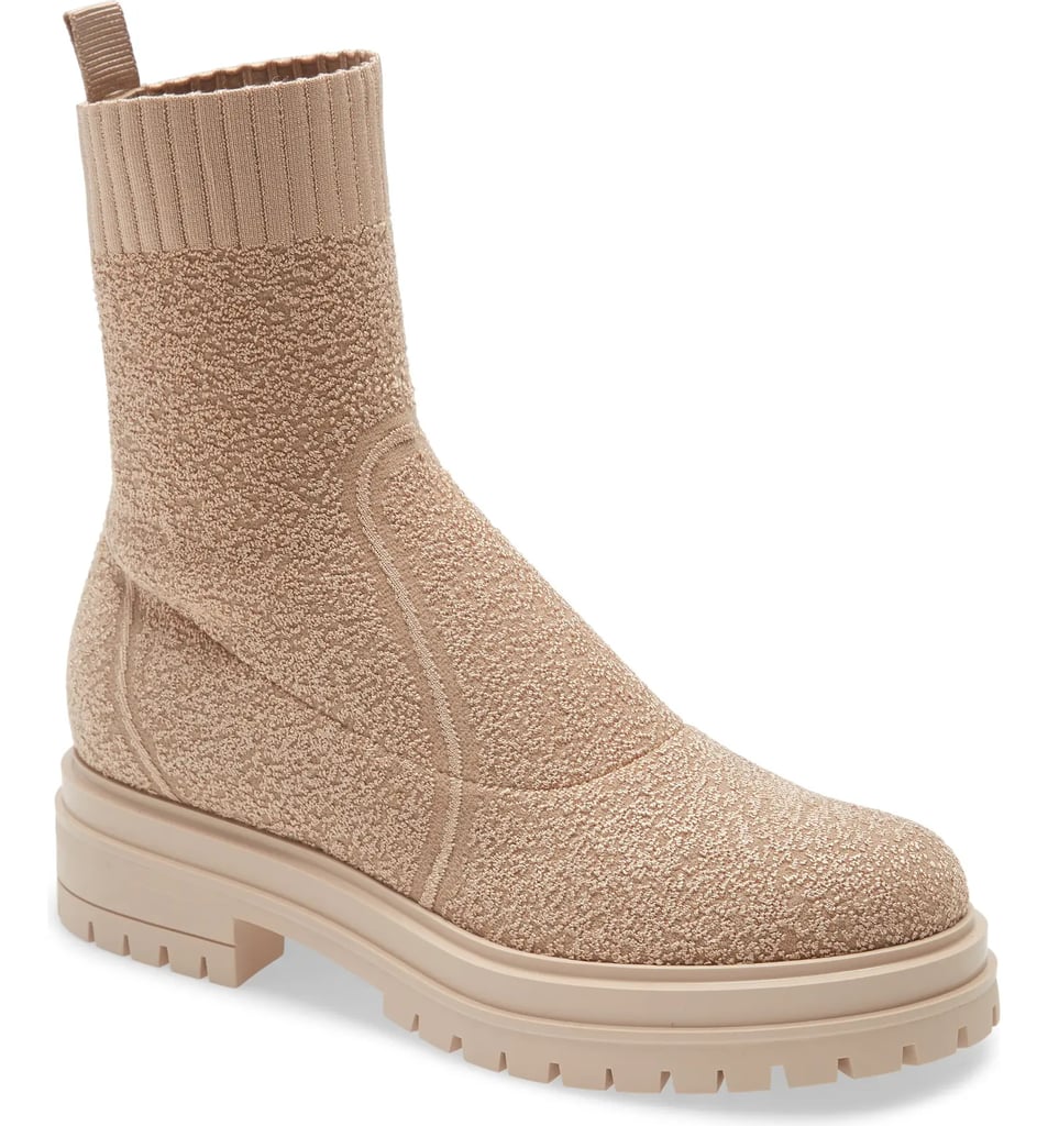 Bouclé Boots: Gianvito Rossi Bouclé Knit Booties