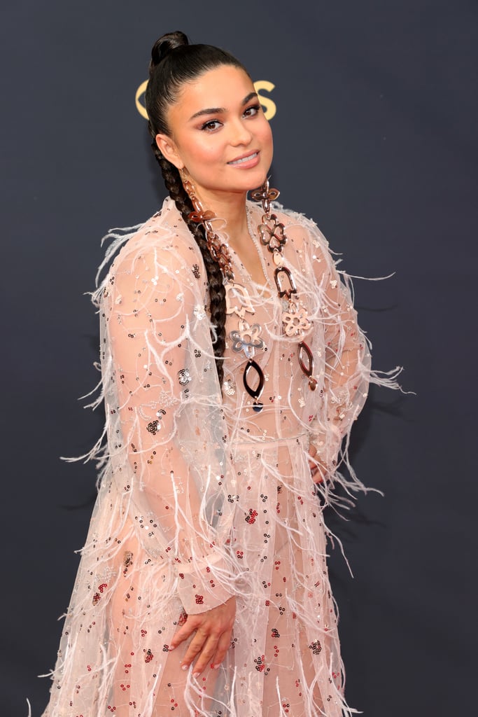 Devery Jacobs at the 2021 Emmy Awards