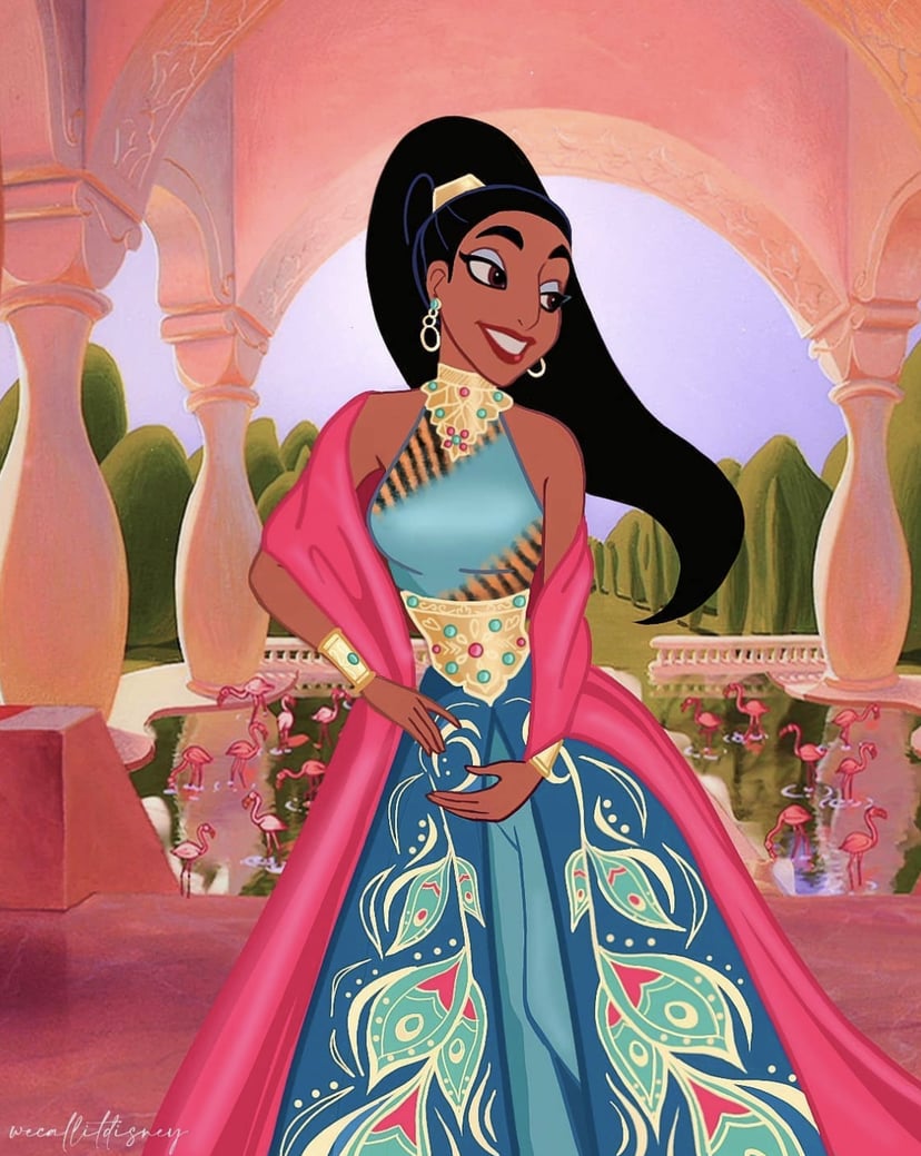 Princess Jasmine purple  Disney princess fashion, Disney princess dresses, Princess  jasmine