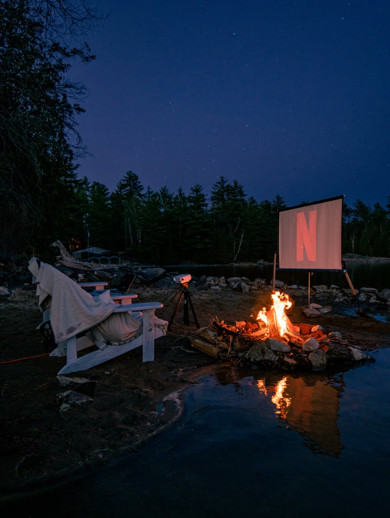 Have a movie night outside.