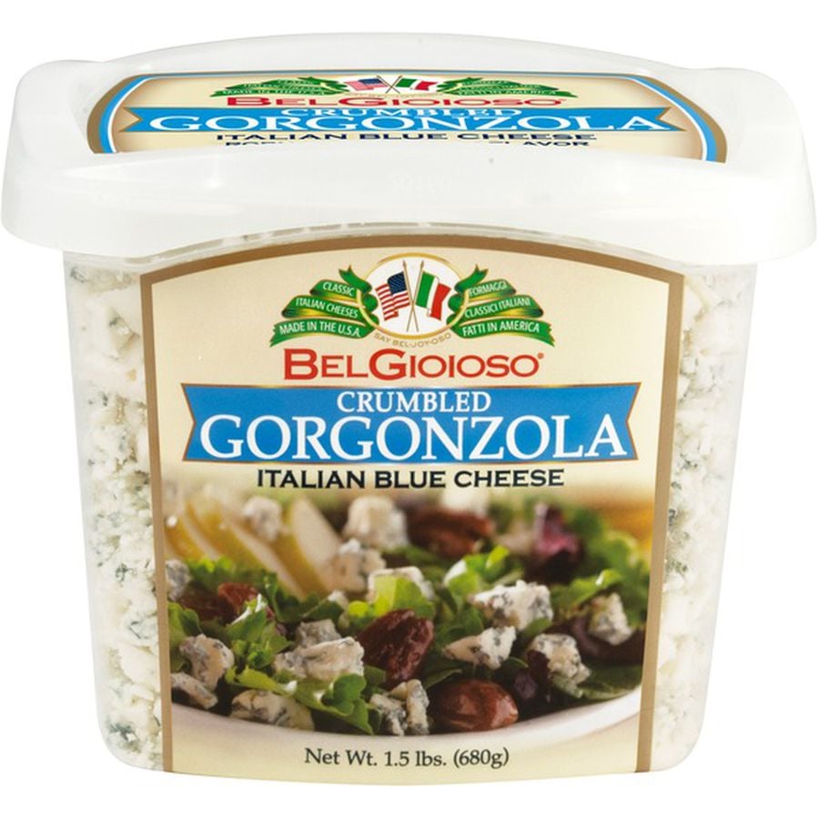 BelGioioso Crumbled Gorgonzola Italian Blue Cheese ($9)