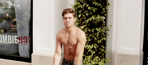 Rincez-vous l'oeil avec ces GIFs de Zac Efron torse nu ...