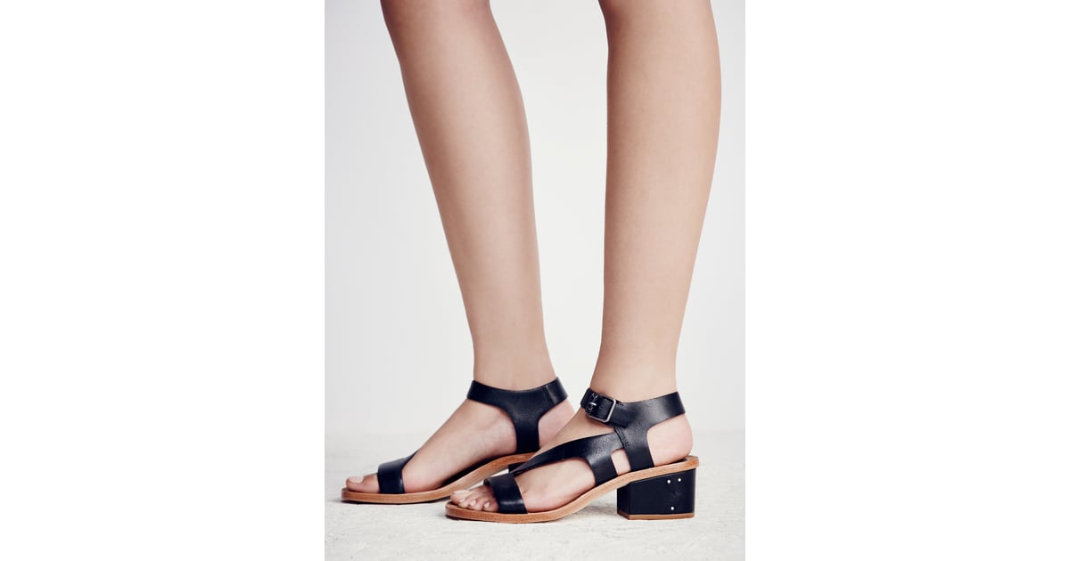 trendy block heel sandals