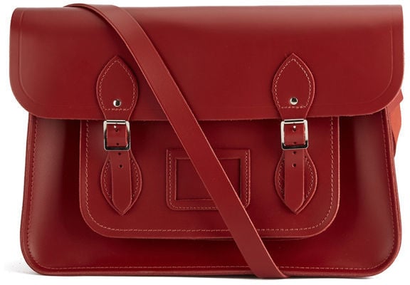 The Cambridge Satchel Company 15 Inch Classic Leather Satchel Red ($184)
