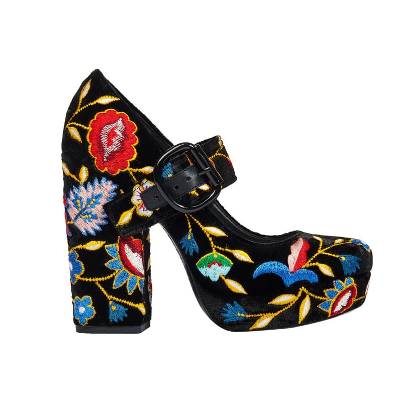 Alice + Olivia Houston Gloria Tapestry Embroidered Heels