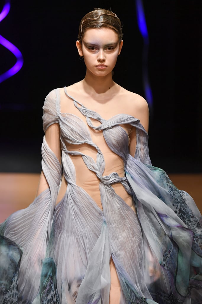 Christina's Iris van Herpen Gown on the Runway