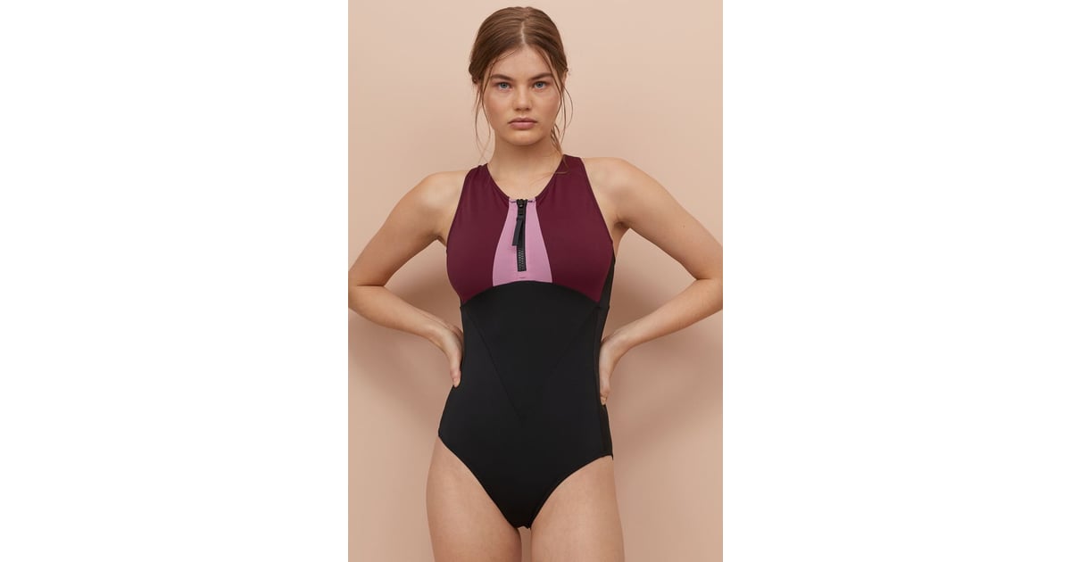 H&M Sports Swimsuit Best Modest Swimwear For Women POPSUGAR Fashion