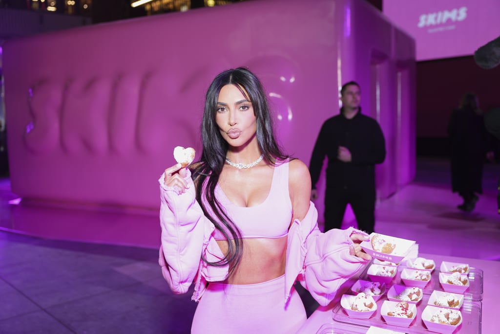 Kim Kardashian Debuts Curtain Bangs