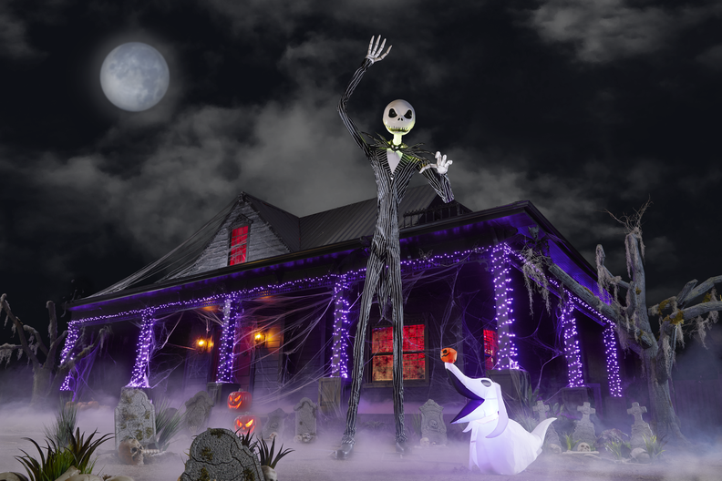 The Home Depot 13-Foot Giant-Sized Animated Jack Skellington