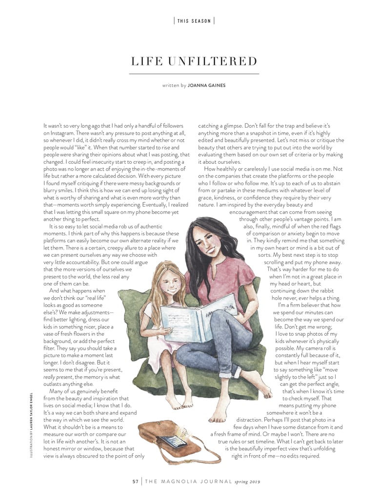 Joanna Gaines on Using Social Media vs. Reality
