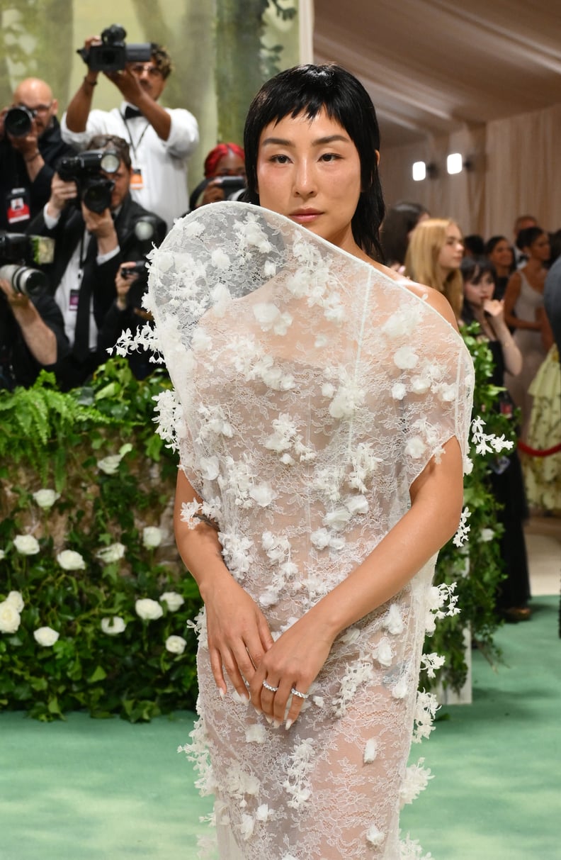 Greta Lee's Frosted Nails at the Met Gala 2024